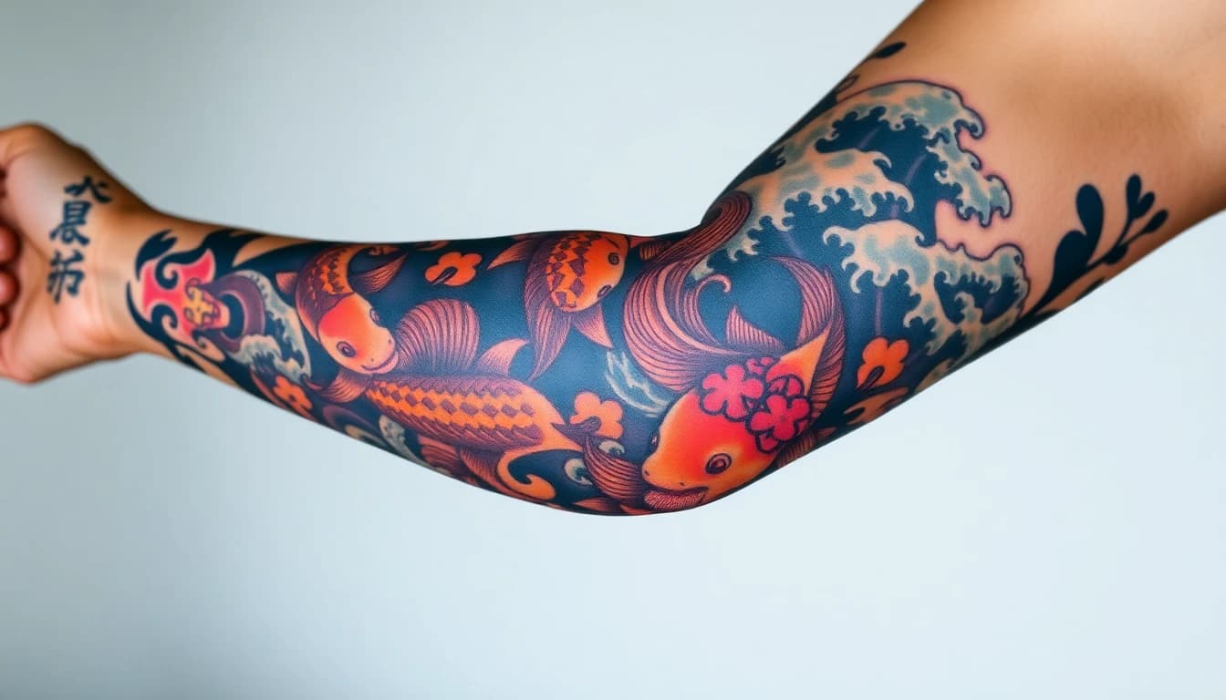 Custom tattoo design created by INK AI tattoo generator